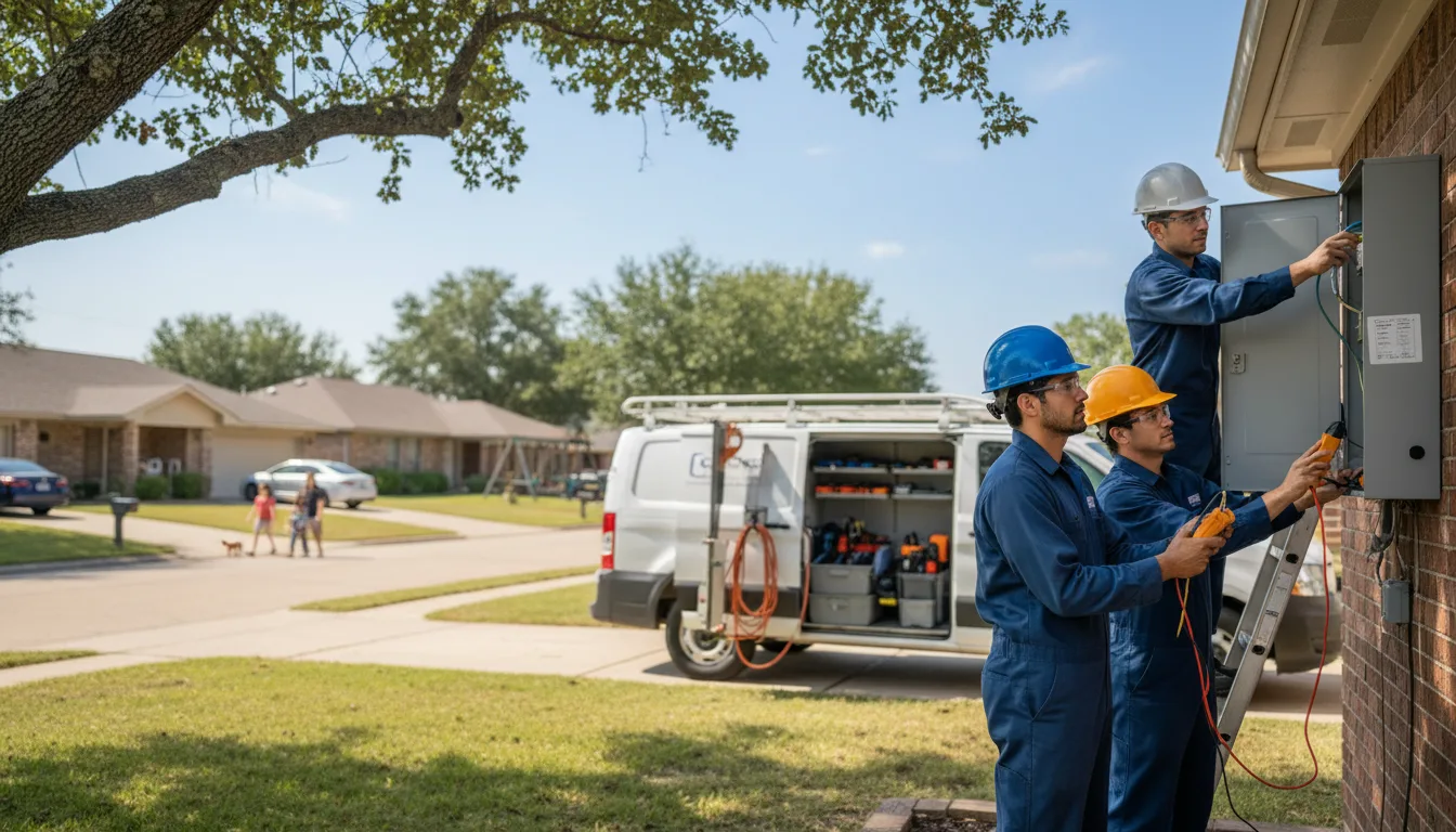 Certified electrician providing emergency electrical services in Rehoboth, NM